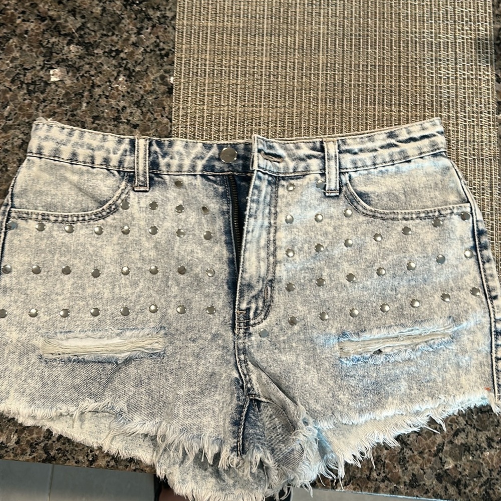 Shirts with studs in the front